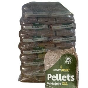 Palete de 65 sacos de pellets de madeira EN Plus Steampower
